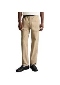 Marc O'Polo Chinohose MARC O'POLO DENIM "mit integriertem G&uuml;rtel", Herren, Gr. XL, Normalgr&ouml;&szlig;en, frosty sand, Obermaterial: 97% Baumwolle, 3% Elasthan, unifarben, relaxed fit lang, Hosen Chinohose