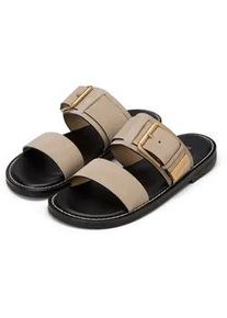 Marc O'Polo Sandale MARC O'POLO "aus edlem Rindleder", Damen, Gr. 36, dusty sand, Obermaterial: 100% Leder (Rind), unifarben, Schuhe Sandale