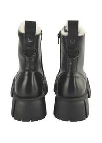Stiefel Buffalo "Buffalo ESCAPE LACE UP MID WARM", Damen, Gr. 40, schwarz, Kunstfaser, unifarben, Schuhe Stiefel