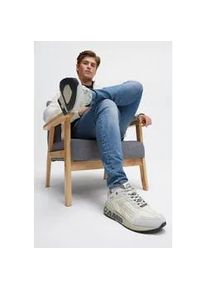 Sneaker CAMP DAVID, Herren, Gr. 46, wei&szlig;, Lederimitat, Synthetik, Textil, Veloursleder, unifarben, Schuhe Sneaker, mit gepolstertem Einstieg