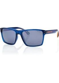 Sonnenbrille Superdry "Modell 996054", Herren, dunkelblau, leicht transparent, Sonnenbrillen Sonnenbrille, Form Karree/Eckig, Logoschriftzug auf B&uuml;gel, Injectionfassung