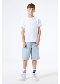 Jeansbermudas Garcia "Jayson Short", Jungen, Gr. 158, N-Gr, bleached, Denim/Jeans, Obermaterial: 100% Baumwolle, unifarben, normal knielang, Jeans Jeansbermudas, mit weitem Bein, for Boys