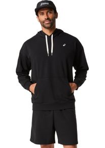 Kapuzensweatshirt asics "FRENCH TERRY RELAXED PULLOVER HOODIE", Herren, Gr. XXL, performance schwarz, Obermaterial: 63% Baumwolle, 37% Polyester, Sweatshirts Kapuzensweatshirt, mit K&auml;ngurutasche, sportlicher Stil