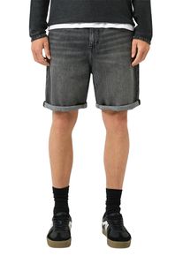 Shorts QS, Damen, Gr. 32, N-Gr, grau used, Denim/Jeans, Obermaterial: 99% Baumwolle, 1% Elasthan, unifarben, normal kniefrei, Hosen Shorts, Jeansshorts im 5-Pocket-Style
