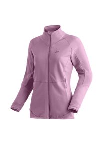 Fleecejacke Maier Sports "Sinaia W", Damen, Gr. 48, blassrosa, 100% Polyester, hoch geschlossener Ausschnitt, Jacken Fleecejacke, Damen Midlayer, atmungsaktiv schnelltrocknend, Full-Zip, Regular Fit