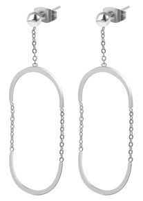 Adelia&acute;s Paar Ohrh&auml;nger ADELIA&acute;S "Damen Ohrringe aus Edelstahl", silber, Ohrringe, Damen, Edelstahl, Paar Ohrh&auml;nger