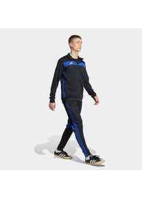 Trainingsanzug adidas Performance "TIRO ES TS", Herren, Gr. S, schwarz, semi lucid blau, crew gelb, Obermaterial: 100% Polyester, Sportanz&uuml;ge Trainingsanzug