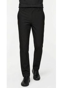 Stoffhose Calvin Klein Jeans "90S STRAIGHT COMFORT COTTON", Herren, Gr. 32, L&auml;nge 32, schwarz, Web, Obermaterial: 97% Baumwolle, 3% Elasthan, unifarben, straight fit lang, Hosen Stoffhose, Regular fit mit praktischen Eingrifftaschen