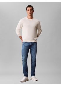 Slim-fit-Jeans Calvin Klein Jeans "SLIM TAPER", Damen, Gr. 32, L&auml;nge 30, klein blau, Denim/Jeans, Obermaterial: 98% Baumwolle, 2% Elasthan, gerade, unten schmal lang, Jeans Slim-fit-Jeans, mit Markenlabel