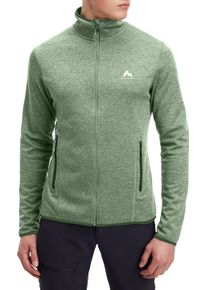 Fleecejacke McKINLEY "HE.-UNTERJACKE ROTO IV M", Damen, Gr. XL, melange, gr&uuml;n smoke, Obermaterial: 100% Polyester, Jacken Fleecejacke, sportlicher Stil, mit S.Caf&eacute;-Funktionsfaser f&uuml;r Geruchsmanagement