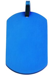 Adelia&acute;s Kettenanh&auml;nger ADELIA&acute;S "Unisex Anh&auml;nger aus Edelstahl", blau, Schmuckanh&auml;nger, Damen, Edelstahl, Kettenanh&auml;nger