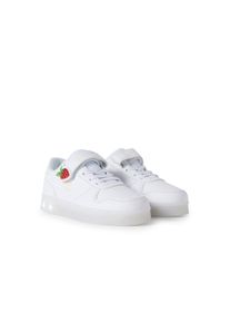 Sneaker Champion "GLW G PS", M&auml;dchen, Gr. 34, wht, natl, Synthetik, Schuhe Sneaker, mit cooler Blinkfunktion