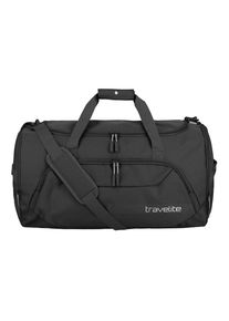 Reisetasche Travelite "KICK OFF, verschiedene Gr&ouml;&szlig;en und Farben", Damen, Gr. B/H/T: 60cm x 34cm x 36cm, schwarz, Polyester, unifarben, Taschen Reisetasche, Reisegep&auml;ck Sporttasche Freizeittasche mit Aufsteckfunktion