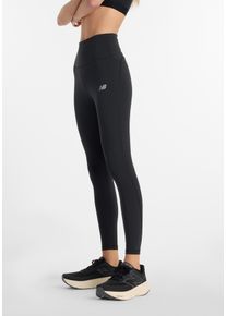 Trainingstights New Balance "NB ESSENTIAL HIGH RISE LEGGING 25&rdquo;", Damen, Gr. XL, N-Gr, schwarz, Obermaterial: 77% Polyester, 23% Elasthan, Hosen Trainingstights, sportlicher Stil, bequeme Passform, flexibles Design
