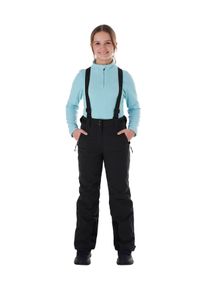 Skihose Killtec "KSW 77 GRLS SKI PNTS", M&auml;dchen, Gr. 176, Normalgr&ouml;&szlig;en, schwarz, Obermaterial: 100% Polyester;Futter: 100% Polyester;F&uuml;llung: 100% Polyester, Hosen Skihose, wasserdicht, atmungsaktiv, abnehmbarer Latz, verst. Seitenriegel