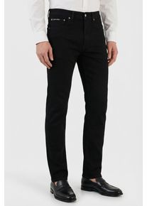 Skinny-fit-Jeans Calvin Klein Jeans "SKINNY", Damen, Gr. 33, L&auml;nge 34, ck classic schwarz, Denim/Jeans, Obermaterial: 80% Baumwolle, 12% Polyester, 6% Elastomultiester, 2% Elasthan, skinny fit normal, Jeans Skinny-fit-Jeans, mit Leder-Badge