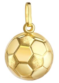 Kettenanh&auml;nger Firetti "Schmuck Geschenk Gold 375 Halsschmuck Anh&auml;nger Halskette Fu&szlig;ball", gold (gelbgoldfarben), Schmuckanh&auml;nger, Herren, Gelbgold 375, 1,15 g, Kettenanh&auml;nger