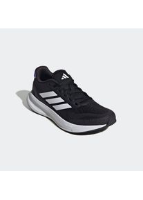 Laufschuh adidas Performance "RUNFALCON 5", Damen, Gr. 38,5, schwarz-wei&szlig; (core schwarz, cloud wei&szlig;, cobalt blau), Synthetik, Textil, Schuhe Laufschuh