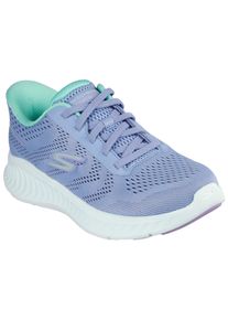 Slip-On Sneaker Skechers "GO WALK NOW-KHLOE", Damen, Gr. 35, gr&uuml;n (hellblau, mintgr&uuml;n), Textil, Schuhe Slip-On Sneaker, Freizeitschuh mit Fersenkissen und Slip-ins Technologie