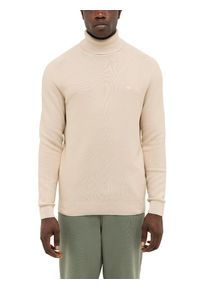 Sweater Mustang "Herren Style Elgin", Herren, Gr. L, beige, 100% Baumwolle, regular fit, Sweatshirts Sweater