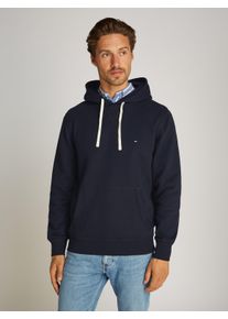 Hoodie Tommy Hilfiger "ESSENTIAL FLEECE", Herren, Gr. M, blau (desert sky), Sweatware, Obermaterial: 60% Baumwolle, 40% Polyester, Sweatshirts Hoodie