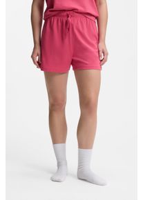 Pyjamahose BOSS "CI_Shorts CW", Damen, Gr. S, N-Gr, medium pink 661, Jersey, Obermaterial: 95% Baumwolle, 5% Elasthan, Basic, Basic lang, Hosen Pyjamahose, mit BOSS Logoschriftzug