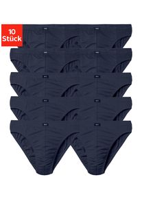 H.I.S. Slip H.I.S "M&auml;nner Unterhose", Herren, Gr. 8 (XXL), 10 Stk., navy, Jersey, Obermaterial: 95% Baumwolle, 5% Elasthan, unifarben, k&ouml;rpernah, Unterhosen Slip, in Unifarben, Topseller