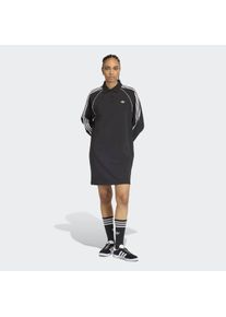 Shirtkleid adidas originals "SST POLO", Damen, Gr. L, N-Gr, schwarz, wei&szlig;, Obermaterial: 95% Baumwolle, 5% Elasthan, Kleider Shirtkleid