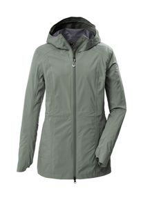 Funktionsjacke Killtec "KOS 83 WMN JCKT", Damen, Gr. 40, gr&uuml;n, Obermaterial: 100% Polyester, Jacken Funktionsjacke, Wind- und wasserdichte Damenjacke mit regulierbarer Passform