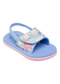 Sandale Roxy "Finn", M&auml;dchen, Gr. 8(24), blau (blau misty), Obermaterial: 85% synthetisches EVA, 15% synthetisches PU / Futter: N/A / Au&szlig;ensohle: 100% EVA, Schuhe Sandale