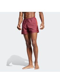 Badehose adidas Performance "ADICOLOR 5-INCH", Herren, Gr. S, N-Gr, rot (shadow rot), Obermaterial: 100% Polyester, Badehosen Badehose