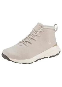 Schn&uuml;rboots Jack Wolfskin "CAMPFIRE WOOL MID W", Damen, Gr. 38, grau (dusty grau), Wolle, Schuhe Schn&uuml;rboots, Winterschuhe, Winterboots, Sneakerboots