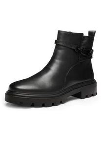 Stiefelette Ara "MANCHESTER", Damen, Gr. 3,5 (36), schwarz, Glattleder, unifarben, Schuhe Stiefelette, Biker Boots, Stiefel in Komfortweite H (= sehr weit)