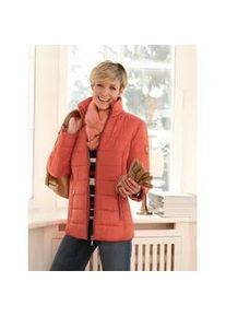 Steppjacke Casual Looks, Damen, Gr. 40, rot (rostrot), 100% Polyester, unifarben, Jacken Steppjacke