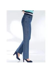 5-Pocket-Jeans Casual Looks, Damen, Gr. 54, Normalgr&ouml;&szlig;en, blau (blau, stone, washed), 98% Baumwolle, 2% Elasthan, unifarben, lang, Jeans 5-Pocket-Jeans