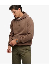 Superdry Herren Baumwolle Gesticktes Micro Logo Kapuzenpullover, Braun - Gr&ouml;&szlig;e: M 10406065019438MH002