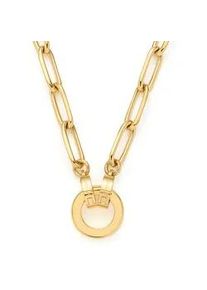 Charm-Kette Leonardo "Estrella Clip&Mix" Gr. 45, gold (gelbgoldfarben), Halsketten, Damen, 45, Edelstahl, L: 46,5 B: 5mm, Ketten mit Anh&auml;nger, B:5mm