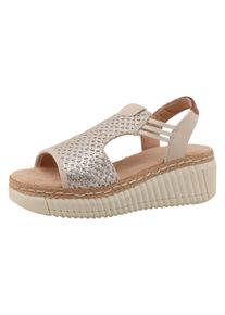 Tom Tailor Sandale - Damen - Gr. 37 - silber