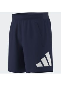Shorts adidas Performance "TRAIN ESSENTIALS LOGO TRAINING", Herren, Gr. S, N-Gr, blau (dunkelblau, wei&szlig;), Web, Obermaterial: 100% Polyester, Hosen Shorts