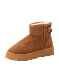 O`Neill Schlupfboots O'NEILL "BESIANA PLATFORM WOMEN MID", Damen, Gr. 42, braun (chestnut), Synthetik, Schuhe Schlupfboots, Winterboots, Snowboots, Winterschuhe