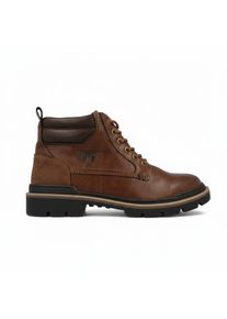 Winterstiefel Wrangler "NEVADA MEN HIGH", Herren, Gr. 41, coffee bean, Synthetik, Schuhe Winterstiefel