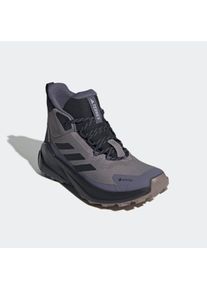 Wanderschuh adidas terrex "TERREX TRAILMAKER 2.0 MID GORE-TEX", Damen, Gr. 42, schwarz (taupe oxide, core schwarz, preloved violet), Synthetik, Textil, Schuhe Wanderschuh, wasserdicht dank Gore-Tex Membrane