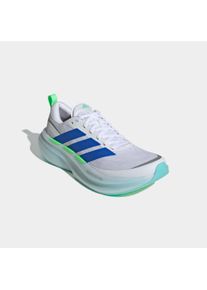 Laufschuh adidas Performance "SUPERNOVA GLIDE", Herren, Gr. 45, cloud wei&szlig;, blau, lime burst, Textil, Schuhe Laufschuh, f&uuml;r mehr Komfort