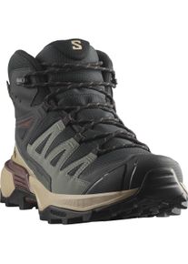 Outdoorschuh Salomon "X ULTRA 360 MID GORE-TEX", Damen, Gr. 47, phantom, desert tan, rum raisin, Synthetik, Textil, Schuhe Outdoorschuh, wasserdicht dank Gore-Tex Membrane