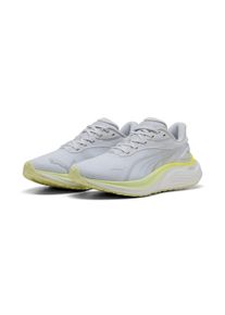 Laufschuh Puma "ELECTRIFY NITRO 4 WN", Damen, Gr. 37, silber mist, apple spritz, Textil, Schuhe Laufschuh, mit atmungsaktivem Mesh-Obermaterial, mit herausnehmbarer Innensohle