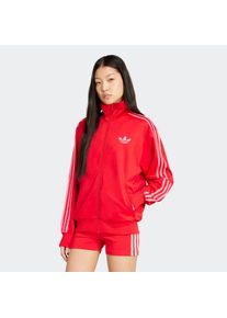 Trainingsjacke adidas originals "FIREBIRD TT", Damen, Gr. XL, better scarlet, lucid pink, Obermaterial: 100% Polyester, normal, Jacken Trainingsjacke