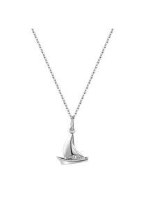 Kette mit Anh&auml;nger Firetti "Schmuck Geschenk Silber 925 Halsschmuck Halskette Ankerkette Schiff", silberfarben, Halsketten, Damen, Silber 925 (Sterlingsilber), L: 45 B: 1,1mm, Kette mit Anh&auml;nger, B:1,1mm