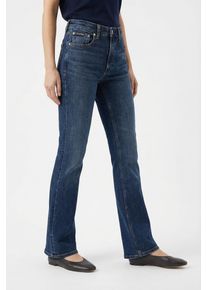 Bootcut-Jeans Calvin Klein Jeans, Damen, Gr. 29, L&auml;nge 30, midtown blau, Denim/Jeans, Obermaterial: 98% Baumwolle, 2% Elasthan, skinny fit, Jeans Bootcut-Jeans, Boot-cut-fit