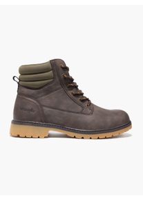 Winterstiefel Wrangler "EDEN MEN HIGH", Herren, Gr. 46, coffee bean, Synthetik, Schuhe Winterstiefel