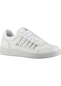 Sneaker K-Swiss "Court Chasseur", Damen, Gr. 39, wei&szlig; (wei&szlig;, silber, wei&szlig;), Synthetik, Textil, Schuhe Sneaker